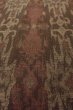 Photo10: Mint P0916Q Vintage Japanese kimono Brown HITOE unlined for women / Wool. Abstract pattern (Grade A) (10)