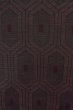 Photo3: P0916R Vintage Japanese kimono Dark Gray HITOE unlined for women / Wool. Tortoise-shell pattern(Hexagonal pattern) (Grade C) (3)