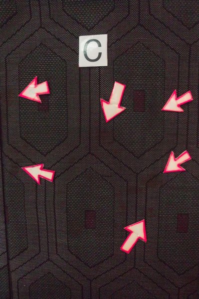 Photo16: P0916R Vintage Japanese kimono Dark Gray HITOE unlined for women / Wool. Tortoise-shell pattern(Hexagonal pattern) (Grade C) (16)
