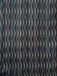 Photo4: Mint P0916S Vintage Japanese kimono Grayish Multi Color HITOE unlined for women / Wool. Stripes (Grade A) (4)