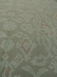 Photo11: P0916T Vintage Japanese kimono Gray HITOE unlined for women / Wool. Abstract pattern, There is an impression of use. (Grade C) (11)