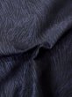 Photo10: Mint P0916U Vintage Japanese kimono Dark Purple HITOE unlined for women / Wool. Abstract pattern (Grade A) (10)