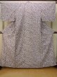 Photo1: Mint P0916V Vintage Japanese kimono White HITOE unlined for women / Synthetic. Tall grass (Grade A) (1)