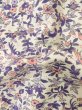 Photo12: Mint P0916V Vintage Japanese kimono White HITOE unlined for women / Synthetic. Tall grass (Grade A) (12)