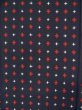 Photo3: Mint P0916W Vintage Japanese kimono Black HITOE unlined for women / Wool. Cross (Grade A) (3)