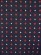Photo4: Mint P0916W Vintage Japanese kimono Black HITOE unlined for women / Wool. Cross (Grade A) (4)