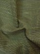 Photo9: Mint P0916Y Vintage Japanese kimono Grayish Taupe HITOE unlined for women / Wool. Line (Grade A) (9)