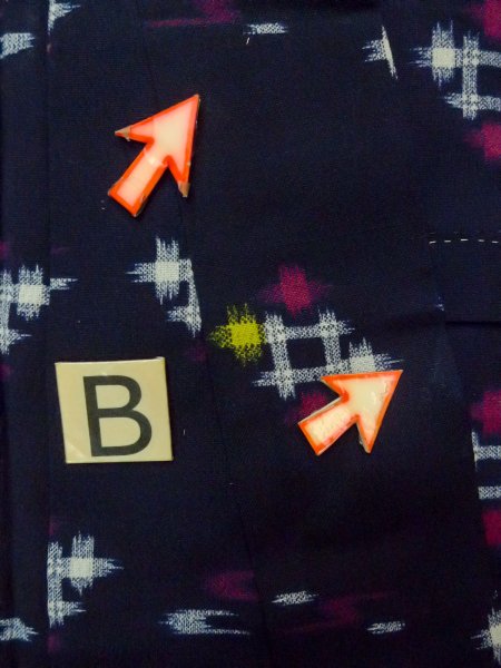 Photo16: P0916Z Vintage Japanese kimono Black HITOE unlined for women / Wool. Parallel Cross, There are stains and impression of use. (Grade D) (16)