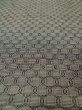 Photo8: P0917A Vintage Japanese kimono Gray HITOE unlined for women / Wool. Geometrical pattern (Grade C) (8)