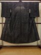 Photo1: P0917D Vintage Japanese kimono Black HITOE unlined for women / Linen. Line, 他ダメージあり (Grade B) (1)