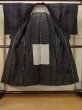 Photo2: P0917D Vintage Japanese kimono Black HITOE unlined for women / Linen. Line, 他ダメージあり (Grade B) (2)