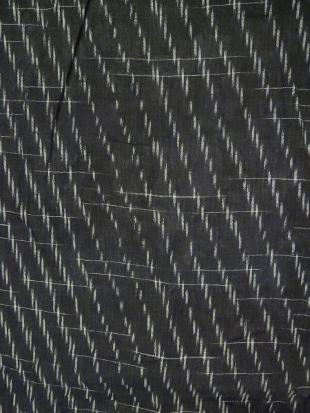 Photo3: P0917D Vintage Japanese kimono Black HITOE unlined for women / Linen. Line, 他ダメージあり (Grade B) (3)