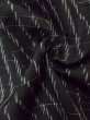 Photo9: P0917D Vintage Japanese kimono Black HITOE unlined for women / Linen. Line, 他ダメージあり (Grade B) (9)