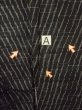 Photo12: P0917D Vintage Japanese kimono Black HITOE unlined for women / Linen. Line, 他ダメージあり (Grade B) (12)