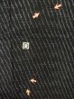 Photo15: P0917D Vintage Japanese kimono Black HITOE unlined for women / Linen. Line, 他ダメージあり (Grade B) (15)