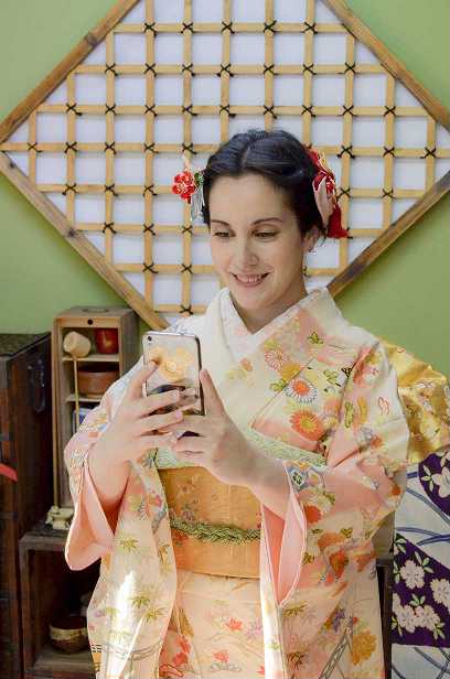kimono experience - furisode